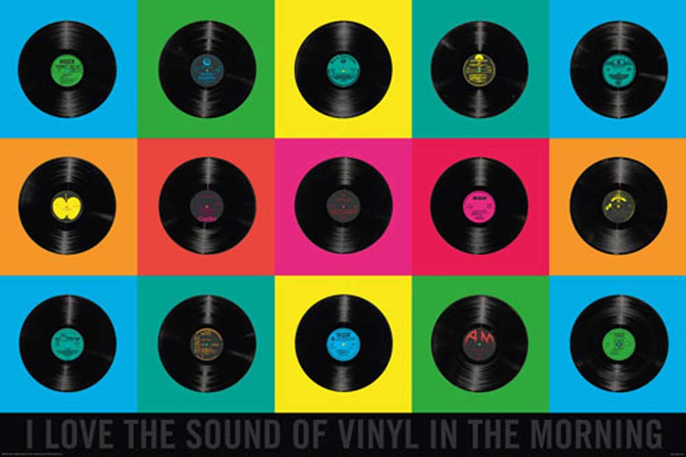 Vinyl I Love The Sound Pop Art Musik Schallplatten + ÜPoster eBay