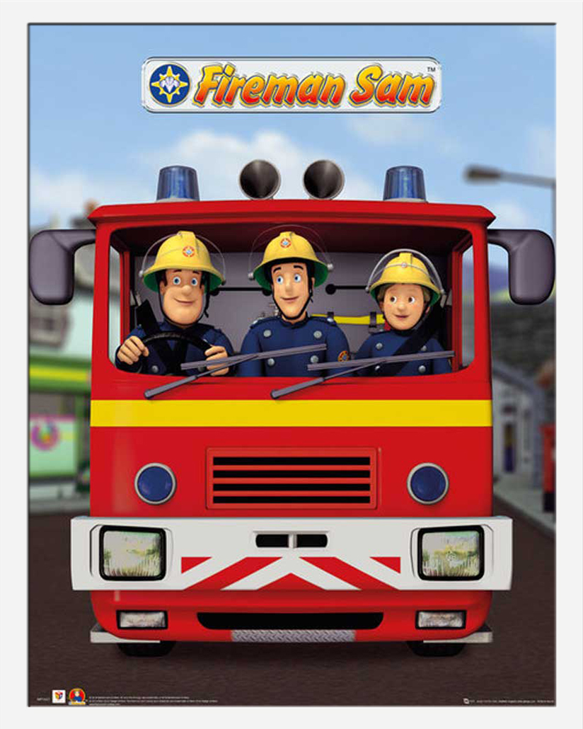 Feuerwehrmann Sam Jupiter TV Serie Mini Poster Plakat